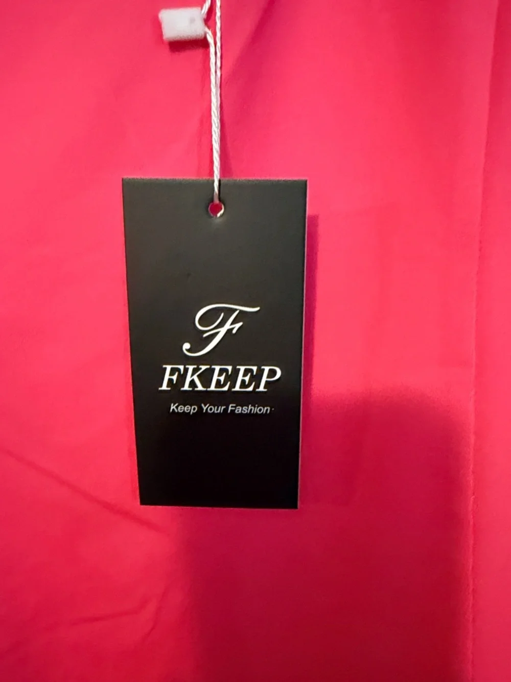 FKEEP Pink Zip Polo dress with matching bike shorts NWT women’s small - Picture 4 of 8